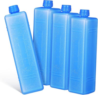 Koelelementen - Diepvriesblokken - Koelbox Vullen - Herbruikbaar Ontwerp - 4 Stuks - Blauw