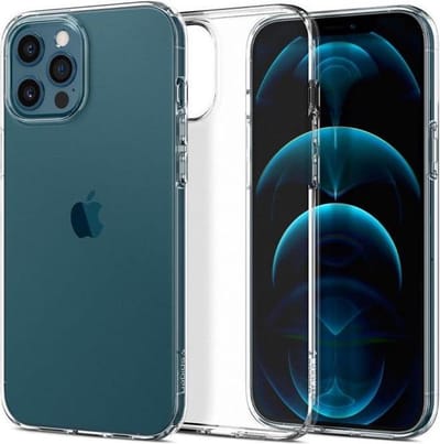 Spigen Crystal Flex Apple iPhone 12 Pro Max Hoesje Transparant Roze