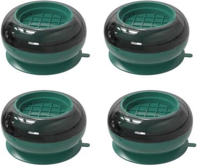 Wasmachine Verhoger - Wasdroger - Koelkast Verhoger - Met Wielen - Ombouw - 4 Stuks - Groen