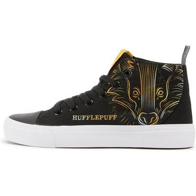 Akedo x Harry Potter Houses Hufflepuff Kids' High Top - Black - UK Kids 10 / EU28