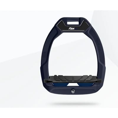 Veiligheidspalen voor paardrijden Gevoerde Grip Aluminium/Zwart/Marine Flex-On Safe-On