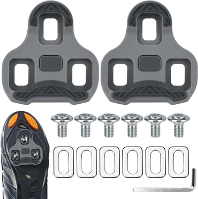 Grip Cleats voor Look Fietspedalen - Carbon Road Bike Cleats, MTB Pedal Platen en Fiets Schoen Set voor Wedstrijdfietsen en Racefietsen
