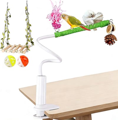 Vogel Zitstok Schommel - Vogel Speelgoed - Vogels Trainen - Flexibele Stang - 70 cm - Niet gespecificeerd