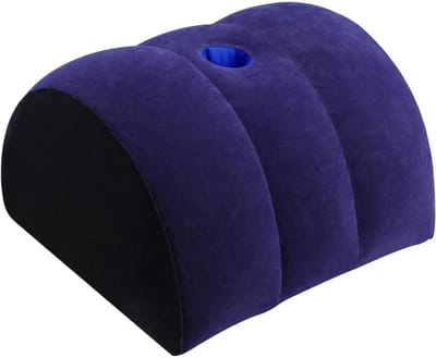 AMA® Sex Kussen - Sex Stoel - Sex Meubel - 20x20x5cm - Blauw