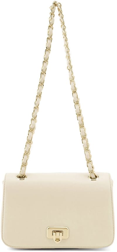 SEIDENFELT MANUFAKTUR schoudertas Lilla Edet Crossbody Bag Milky White Taupe