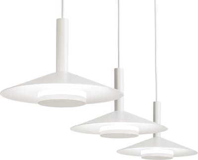 Lumidora Hanglamp 74900 - SOFIANA - 3 Lichts - Ingebouwd LED - 27.0 Watt - 1800 Lumen - 3000 Kelvin - Wit - Metaal