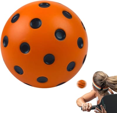 Pickleball Ballen - Sportbal Binnen - Pickleball Training - Gedempt Geluid - 354 Inch Diameter - Oranje