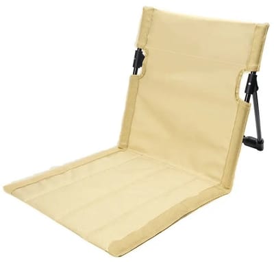 Bovista Strandstoel Opvouwbaar - Inklapbaar - Met Rugleuning - Volwassenen - Folding chair - Beach - Camping - Beige