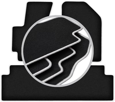 CARLUX-SILVER automatten voor: Kia Soul II minivan (2013-)