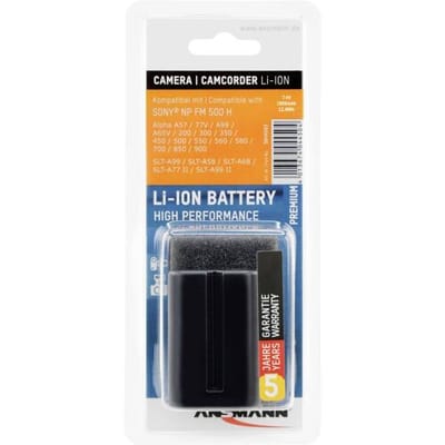 Ansmann A-Son NP FM 500H Lithium-Ion (Li-Ion) 1500mAh 7.4V oplaadbare batterij/accu