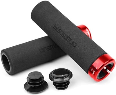 Fiets Handvatten - Stuur Handvatten - Comfortabel Fietsen - Anti-slip Schuim - 126 mm Lengte - Rood