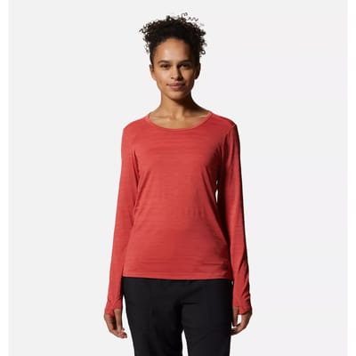 Dames-T-shirt met lange mouwen Mountain Hardwear Mighty Stripe™
