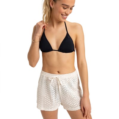 Roxy Sunset Riders Cover-up Korte Broek Wit XS Vrouw