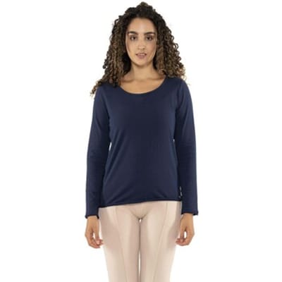 T-Shirt Lange Mouw Leone 1947 Woman Long Sleeves Never Without