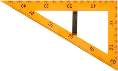 Plastic Magnetische Liniaal met Verwijderbare Handgreep, Geometrisch Meetinstrument voor School, Klaslokaal en Tekenwerk