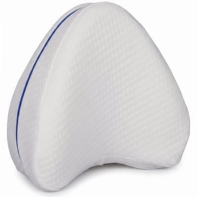 Cheqo® Kniekussen - Beenkussen - Kniekussen voor in Bed - Orthopedisch Kniekussen - Zijslaapkussen - Kussen voor Zijslapers - Kussen tussen Benen - Schootkussen - Zwangerschapskussen - Memory Foam - Traagschuim - tegen Rug- en Kniepijn