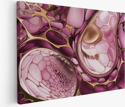 Saammp Muurcirkel Hout - Rozenveld bij Zonsopkomst - Natuur - Landschap - Ø 90 - Wandcirkel - Wanddecoratie Cirkel - Muurdecoratie Woonkamer - Kantoor Decoratie