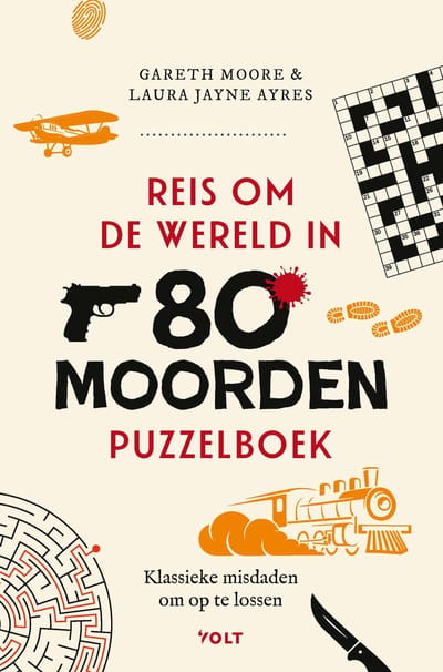 Reis om de wereld in 80 moorden puzzelboek