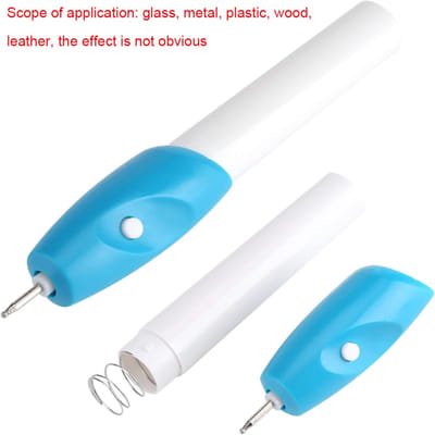 Elektrische Graveerset - Slijp Pen - Doe-het-zelf Projecten - Draadloos Werken - 17.5 cm Lengte - Zwart