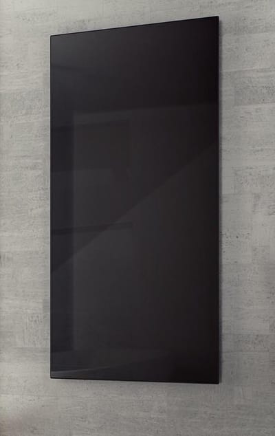 Quality Heating – QH-GD Serie infrarood paneel voor aan de wand – Glazen infrarood verwarmingspaneel – infrarood verwarming - Zwart - 580 Watt - 60 x 100 cm