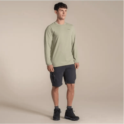 Craghoppers Nosilife Abel LS T-Shirt Heren (Maat - M, Kleur - Bayleaf)