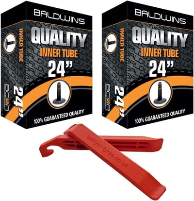 Set van 2 Fiets Binnenbanden 24 Inch Schrader Valve