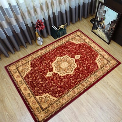 Tapiso Yesemek Vloerkleed Rood Perzisch Oriental Oosters Tapijt Maat- 120x170