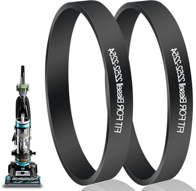 Stofzuiger Riem Vervanging - Vacuüm Riemen - Stofzuiger Onderhoud - Elastisch en Rekbaar Rubber - 2 Stuks - Zwart