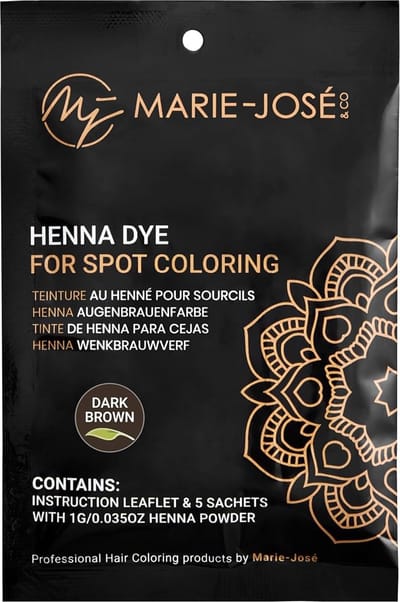 Marie-José Henna Spot Color Haarverf - Donkerbruin - 5g