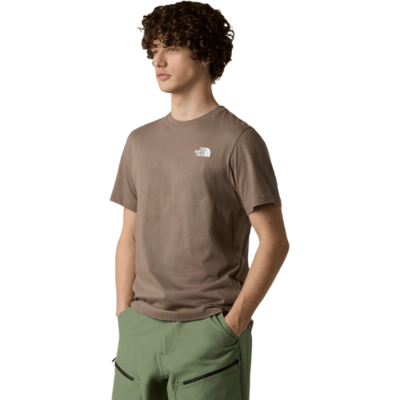 The North Face heren-T-shirt NF0A87NP mokkabruin/paddenstoel maat S