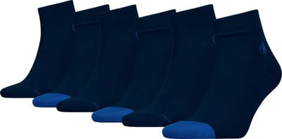 SOKKEN 6 PACK Scotch & Soda kwartsokken voor heren in een verpakking van 6