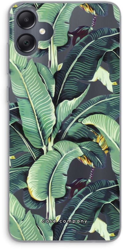 Case Company® - Hoesje geschikt voor Samsung Galaxy A05 hoesje - Bananenbladeren - Soft Cover Telefoonhoesje - Bescherming aan alle Kanten en Schermrand