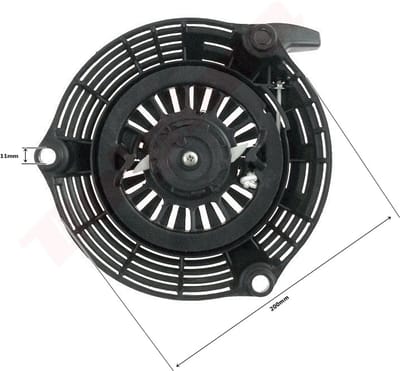 Trekstarter passend op HONDA GCV190 ( 28400-Z0Y-013ZA ) BLACK