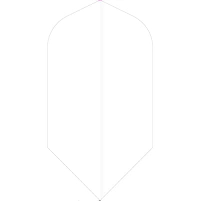 DLDarts - Slim Flights - 75 micron - 1 Set - Wit