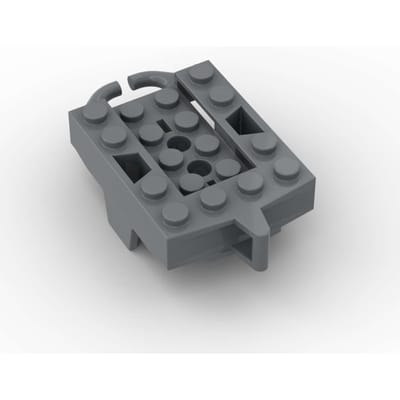 MOC 1 ST 26021 Voertuigbasis 4x5 Rollerauto Bouwstenen Spoorwegtrein Chassis Bakstenen Deeltje DOE-HET-