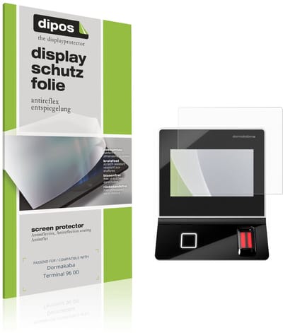 dipos – 4x Matte Beschermfolie geschikt voor Dormakaba Terminal 96 00 | Krasbestendige & antireflecterende Screenprotector Ultra-Thin