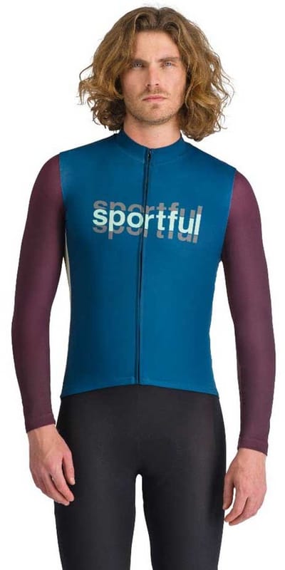 Sportful Supergiara Logo Thermal Trui Met Lange Mouwen Blauw M Man