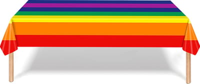 Tafelkleed Verjaardag Versiering Tafelloper Plastic Tafelzeil Regenboog Feest Tafellaken Xl Formaat 137*274cm