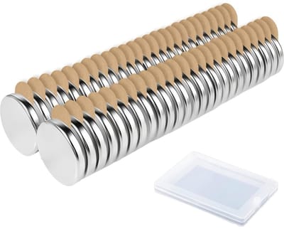 Dailygoods- Neodymium Magneten Sterk - Zelfklevend - Voor Koelkast - Voor Magneetbord - 50 Stuks - 8 x 8 x 1 mm