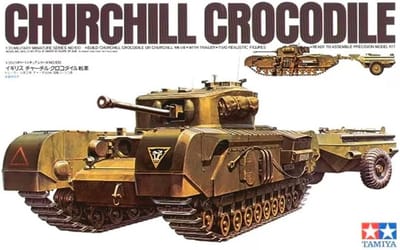 Inclusief Figuren: Gedetailleerd WWII Britse Churchill Crocodile Tank Modelbouwpakket 1:35