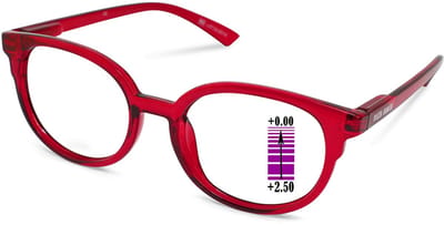 Leesbril Vista Bonita Nova Progressief-Aztec Red -+2.50-0.00