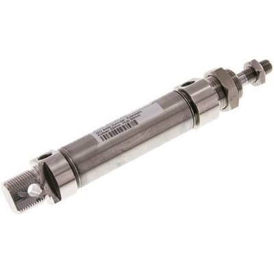 ISO 6432 ronde Dubbelwerkende Cilinder 25-50mm - magnetisch - RVS