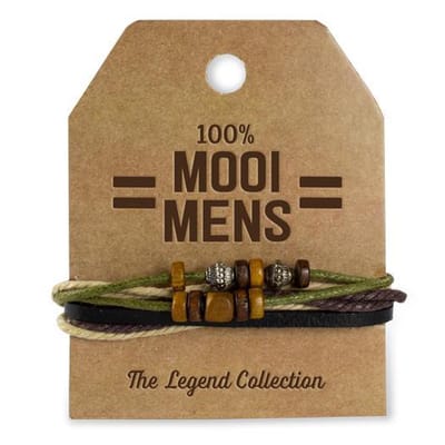 100 % Mooi Mens  Armband The legend Collection