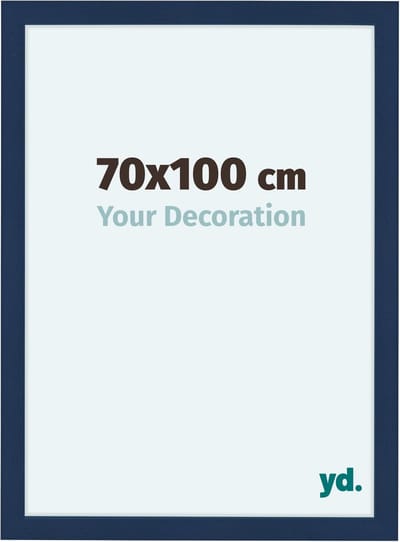 Your Decoration - Fotolijst 70x100 cm - MDF - Donkerblauw Geveegd - Como