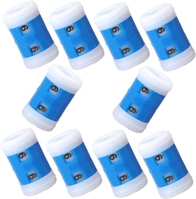Breikantenteller - Stekenmarkeerder - Nauwkeurig Breien - Tijdbesparend Hulpmiddel - 2.2 x 1.3 cm - Blauw