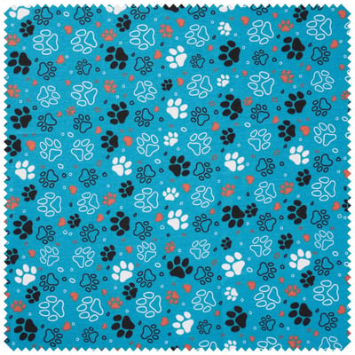 Decoratieve stof linnen optiek "Paws"