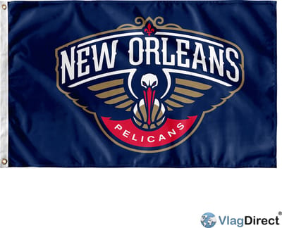 VlagDirect - New Orleans Pelicans vlag - New Orleans Pelicans basketbalteam vlag - 90 x 150 cm.