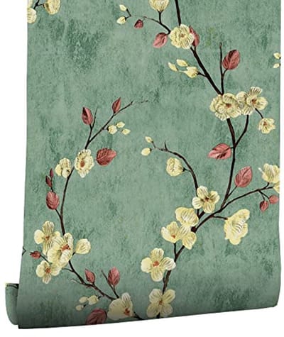 Behang Rol - Muursticker Contactpapier - Keuken en Meubels - Zelfklevend Waterbestendig - 44.5x500cm - Groen Geel