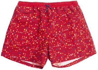 Zwemshort jongen rood 92