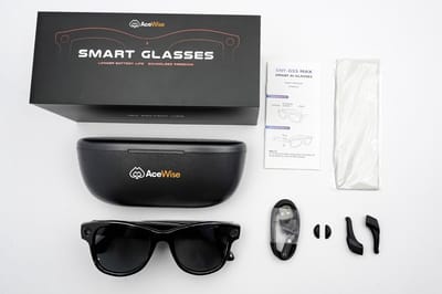 Smart glasses - Slimme bril - 8MP Camera - Verborgen - Spy camera (Incl. Oplaadcase)